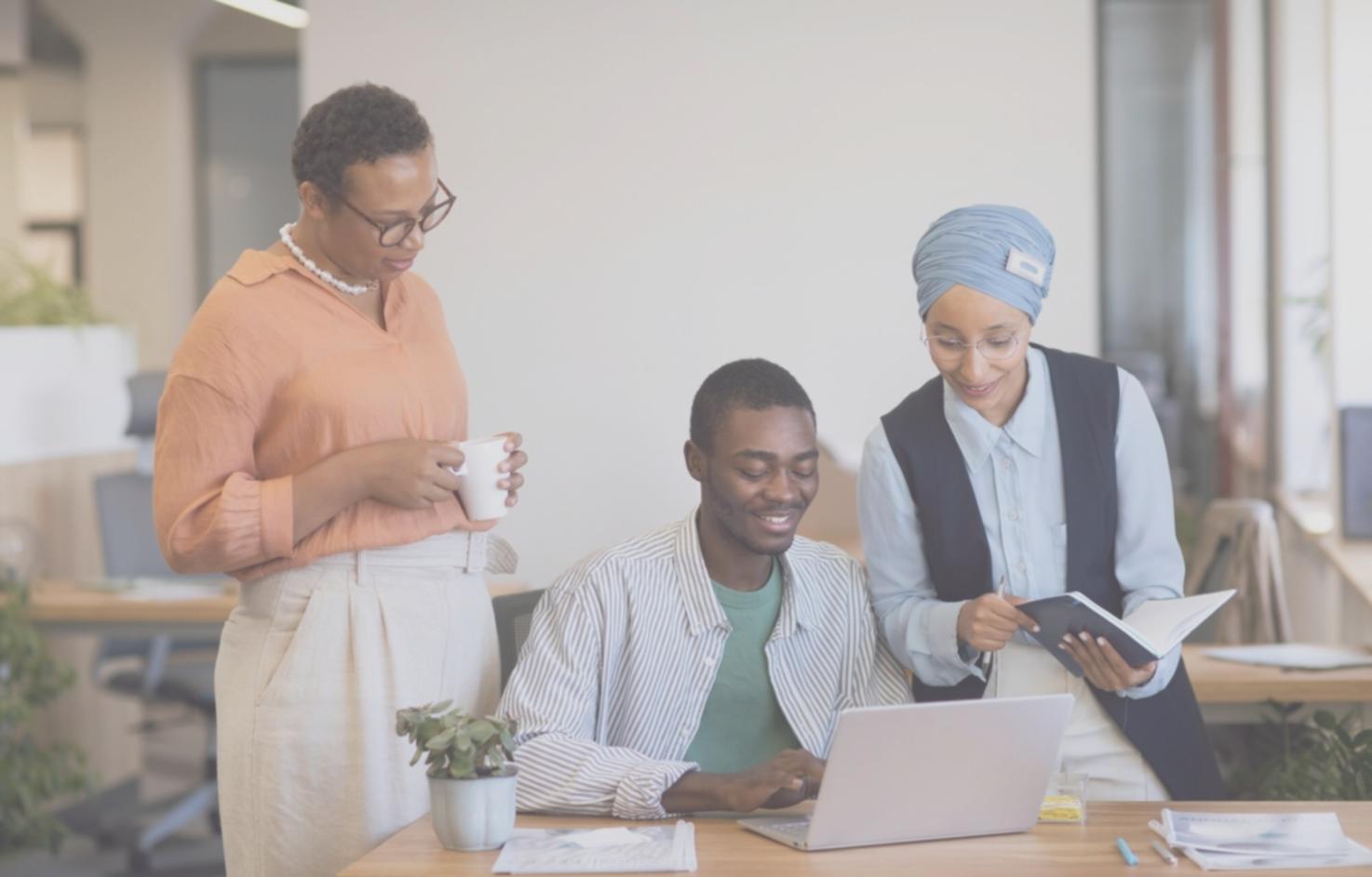 Financial planning workspace with charts and analysis